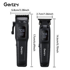 <span class=keywords><strong>Tondeuse</strong></span> professionnelle sans fil réglable à lames en T et en U, machine à couper les cheveux pour barbier, <span class=keywords><strong>tondeuse</strong></span> électrique rechargeable pour hommes - Product Image 2