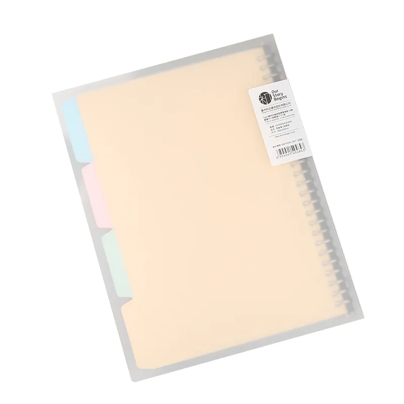 Navulbare Custom Diy Kantoorbenodigdheden Planner Tijdschriften Pvc Cover Loose Leaf Ring Binder Notebook