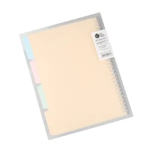 Fournitures de bureau rechargeables et personnalisées pour bricolage, agenda, journaux, couverture en PVC, reliure à anneaux à feuilles mobiles, carnet de notes