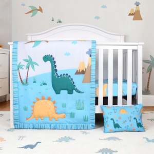 Ensemble de literie pour berceau de bébé garçon avec couverture de bébé, drap de berceau, taie d'oreiller, ensemble de literie pour chambre d'enfant - Product Image 3