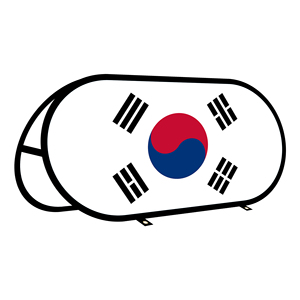 South Korea Oval Pop up <b>Banner</b> Warp-knitted Fabric for Outdoor Advertising Promotion Outdoor Tent - Product Image 1