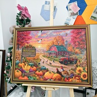 Puzzles en carton gris personnalisés, 1000 pièces, jouet éducatif DIY, soulagement du stress, coins carrés, logo personnalisé