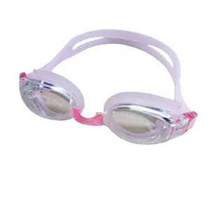 150-800度防漏半透明紫外线保护短视泳镜年轻人水下活动潜水镜