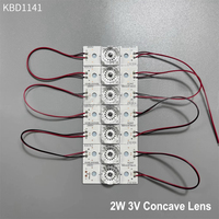 Perles de lampe SMD universelles avec lentille optique 3V 6V 2W pour réparation de rétroéclairage de téléviseur LCD, kits et pièces CKD