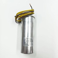 Condensateur à film mince CBB65 24+65uF 250V pour fonctionnement de moteur AC, boîtier en aluminium XINRUIDA pour machine à laver, certifié par l'usine