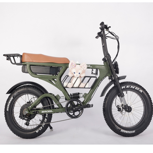Envío Directo de Fábrica, Bicicleta Eléctrica de 52V con Neumáticos Anchos, Motor Dual de 1000 Watts, Batería Dual, ATV08X, Motocicleta Eléctrica de 1000W ATV08X - Product Image 1