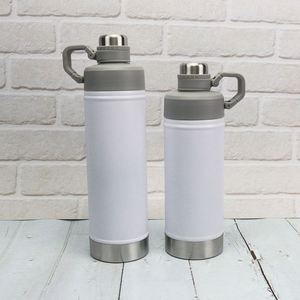 Bouteille isotherme personnalisée avec logo, 700 ml, en acier inoxydable à double paroi, avec poignée, pour le sport - Product Image 1
