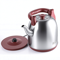 Bouilloire électrique RAF 2000W conçue pour une capacité de 5L, ébullition de l'eau avec chauffage rapide, corps en acier inoxydable et utilisation en cuisine familiale