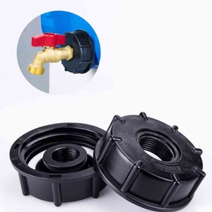 Garden Hose Accessories S60X6 to 3/4" Thread Garden IBC Tote Adapter 3/4" Hose <b>Quick</b> <b>Connector</b> Brass Hose Faucet Valve for tank - Product Image 5