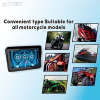 Pantalla táctil de 5 "motocicleta portátil inalámbrica motocicleta CarPlay Motor Navigator Carplay para motocicletas
