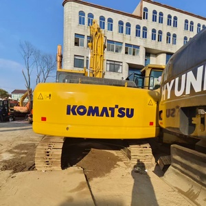 Excavatrice sur chenilles Komatsu PC220 d'occasion, 22 tonnes, machine de construction lourde, boîte de vitesses, pompe, roulement, moteur en parfait état de marche - Product Image 2
