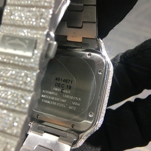 Regal <span class=keywords><strong>Prestige</strong></span> orologio di lusso da uomo VVS Moissanite D colore Design High-End opulento Craft acciaio inossidabile cinturino Premium pietre preziose - Product Image 5