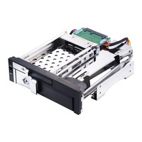 Unestech Nouveautés Disques durs SATA de 2.5 + 3.5 pouces Boîtier SSD/HDD avec boîtier en acier inoxydable Stock disponible