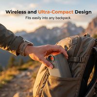 Pompe à air électrique portable rechargeable USB-C, mini gonfleur avec lumière LED, 30-50 PSI, valve Schrader, pour matelas de camping, OEM ABS