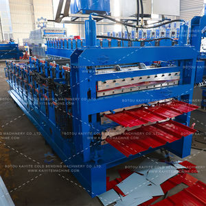 เครื่องขึ้นรูปลอนหลังคาโลหะสามชั้น - อุปกรณ์ขึ้นรูปลอนหลังคา 3in1 พร้อมเทคโนโลยีการรีดเย็น - Product Image 5