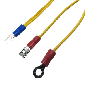 Özel kıvrım terminali 1 <span class=keywords><strong>2</strong></span> yollu o-tipi halka Lug kadın Spade yuvarlak Jumper pil kablo montaj ODM OEM tel koşum - Product Image 1