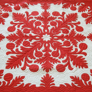 Edredón Hawaiano Kantha Vintage indio hecho a mano de alta calidad, edredón Kantha estampado Ikkat al mejor precio - Product Image 1