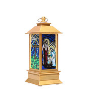 Großhandel Mini Weihnachts-Laterne Fröhliche Weihnachten LED Licht Jesus Dekoration Baumschmuck Weihnachtsgeschenke für Weihnachten für Neujahr