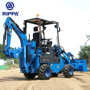 Retroexcavadora <span class=keywords><strong>China</strong></span> 4x4 Compact Front End Wheel Loader Retroexcavadora Aprobada por La CE - Product Image 5