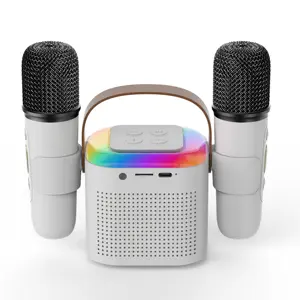 Nuovo arrivo karaoke sistema di altoparlanti per esterni bluetooth AUX HIFI RGB altoparlante karaoke