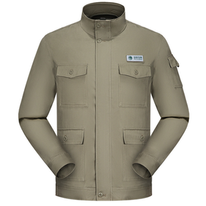 DFW0216 Uniformes d'hiver antistatiques kaki à maintien de la chaleur pour électriciens - Product Image 1
