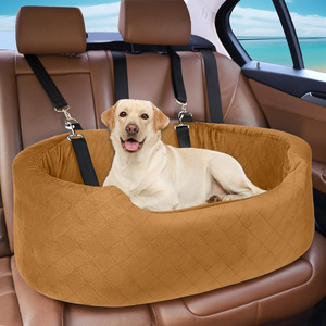 Siège auto pour grand chien 80x50x28cm, lit de voyage amovible et lavable, housse de siège arrière pour animaux de compagnie - Product Image 4