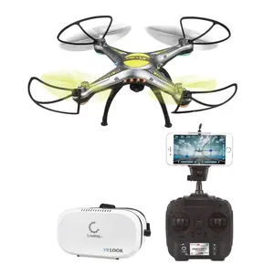 2.4Ghz R/C Drone Valuable Combo Pack, super FPV Quadcopter contains Camera with Wifi Real Time Trasnmission plus FPV VR Glasses