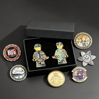 Pièces de monnaie personnalisées avec logo, en alliage de zinc, double or et argent, pièces de monnaie métalliques de collection, souvenirs 3D, pièces commémoratives émaillées, pièces de monnaie de défi