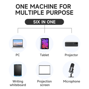 Cá voi màn hình Android dựa trên ảo bảng thông minh 110 inch thông minh tương tác LCD hiển thị bảng trắng phẳng với điện thoại di động đứng - Product Image 5