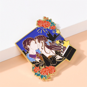 Broches de Solapa Personalizados del Fabricante, Insignias 3D Huecas, Metal Esmaltado Plateado de Alto Brillo, Ecológicos con Logotipo Personalizado - Product Image 5