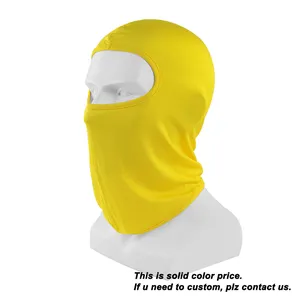 Masque de ski unisexe à imprimé intégral avec logo personnalisé Masque de moto coupe-vent Cagoule