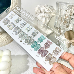 Esmalte de Uñas <span class=keywords><strong>en</strong></span> Gel <span class=keywords><strong>MILAN</strong></span>, 8 Colores que Brillan <span class=keywords><strong>en</strong></span> la Oscuridad, Gel Reflectante Disco, OEM/ODM, Muestras Gratis, Gel UV con Destellos Brillantes - Product Image 2