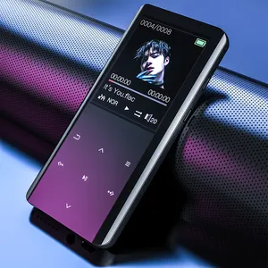 Ruizu เครื่องเล่นเพลง MP3ใน D25วิทยุ FM แบบไฮไฟแบบพกพาระบบสัมผัส Mp4บลูทูธ2.4นิ้ว8GB 16GB ที่เก็บข้อมูล USB อ่านเสียงไม่สูญเสียข้อมูล