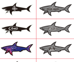 สติกเกอร์ไวนิลลายธงชาติ Paul Shark แบบกำหนดเอง ดีไซน์กราฟิกเคลือบเงา สติกเกอร์ตกแต่งแบบมีกาวในตัว สำหรับของขวัญส่งเสริมการขาย - Product Image 2