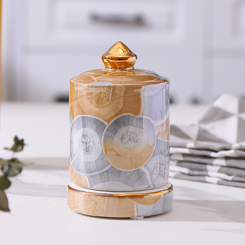 Ice pattern toothpick holder