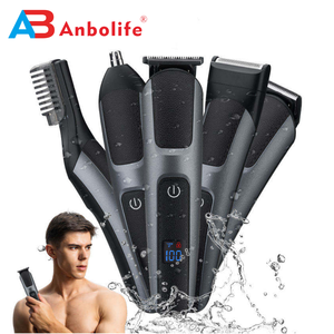 Anbolife Ensemble de toilettage pour hommes <span class=keywords><strong>Tondeuse</strong></span> personnelle Aspirateur Voiture <span class=keywords><strong>Tondeuse</strong></span> à cheveux électrique Appareil d'épilation <span class=keywords><strong>Tondeuse</strong></span> pour hommes - Product Image 3