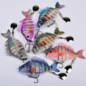 9cm 24.6g 15 Couleurs Multi Joint Leurre Dur Appât <span class=keywords><strong>De</strong></span> Pêche Swimbait Shore Casting Leurre Dur Basse Appât 6 Segmenté Leurres <span class=keywords><strong>De</strong></span> Pêche - Product Image 6