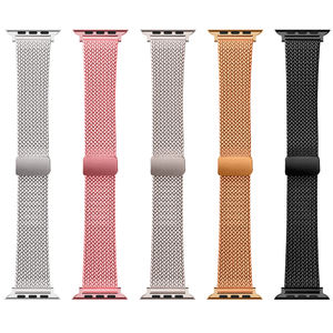 RYB Fashion Styles Boucle Magnétique Maille Milanaise En Acier Inoxydable Métal Montre Bracelet Bracelet pour Apple Watch Série 10 9 8 - Product Image 6