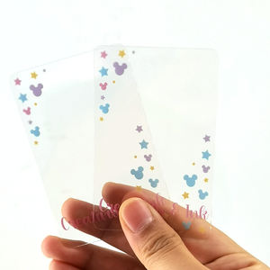 <span class=keywords><strong>Carte</strong></span> en PVC transparente double face, <span class=keywords><strong>carte</strong></span> en plastique légère et portable pour collection <span class=keywords><strong>de</strong></span> jeux, affichage <span class=keywords><strong>de</strong></span> photos, décoration artisanale DIY - Product Image 2