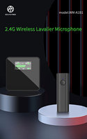 Fifine — microphone lavalier sans fil, tablette PC, portable professionnelle, 2.4G, pour la diffusion en direct, vlog, karaoké