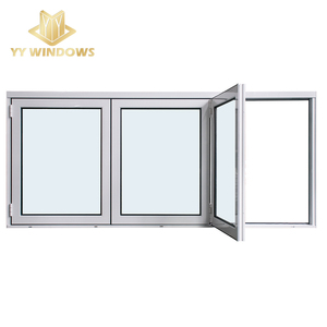 Finestre Pieghevoli in Alluminio, <span class=keywords><strong>Vendita</strong></span> Calda di Finestre Pieghevoli con Doppio Vetro Temperato, Produzione a Shanghai - Product Image 3