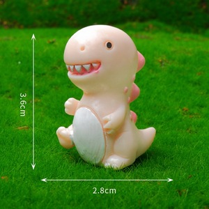 Bán buôn DIY khủng long trang trí nội thất Kawaii động vật Dollhouse thu nhỏ cảnh quan trang trí Nhựa thủ công Móc Chìa Khóa Phụ kiện trẻ em Quà tặng - Product Image 6