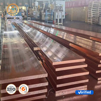 Barre de cuivre C10100 T1 T2 Cu-OF Cu-ETP Barre plate en acier Barre de cuivre plate 3mm 6mm 8mm Barre de cuivre solide Barre plate en cuivre