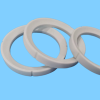 Siège de valve en PTFE haute température, résistant aux produits chimiques et à l'usure, pour applications industrielles lourdes, avec bague de manchon en PTFE pour valve à tournant