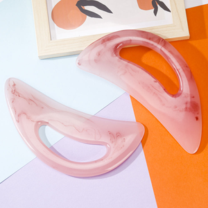 Huiying Lange Balk Groen Geel Roze Lichaam Gua Sha Handvat Hars <span class=keywords><strong>Massage</strong></span> Tool Guasha Body Gua Sha Hars Lichaamsmassage Tools - Product Image 3