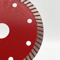 Lame de scie diamantée ondulée Ultra-mince haute performance 105x8mm presse à chaud pour la coupe rapide de la brique de marbre de granit