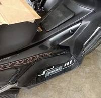 Tapis antidérapant en caoutchouc pour moto Nvx Aerox155, tapis de sol pour moto, repose-pieds Aerox 155, tout neuf