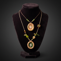 Collier minimaliste en alliage en forme d'oiseau à double couche avec chaîne à maillons, autre collier tendance