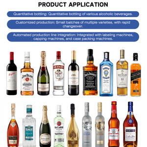 Máquina Automática de Llenado de Alcohol con Presión Negativa y Anti-Goteo para Ron Captain Morgan, Champán Dom Pérignon, Cognac Hennessy - Product Image 5