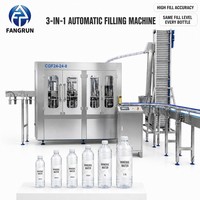 Machine de remplissage et de bouchage automatique à grande vitesse certifiée CE pour bouteilles d'eau potable pure en PET et en verre